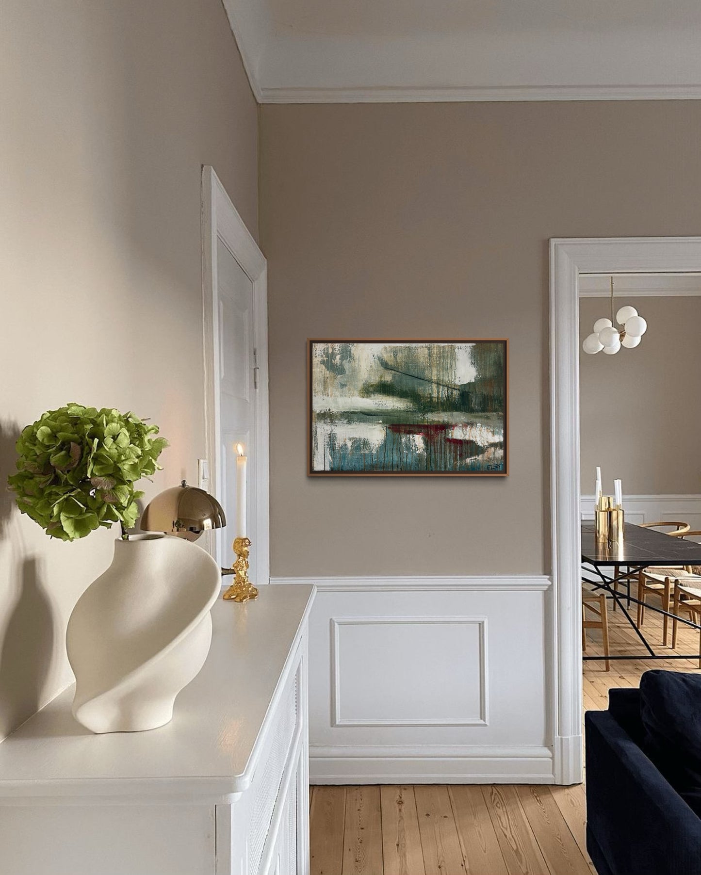 In fragments original painting