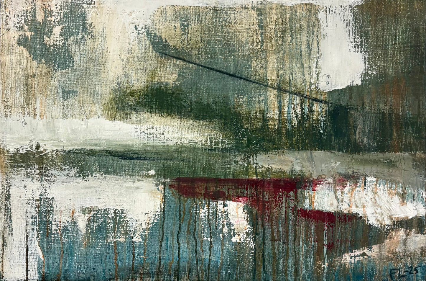 In fragments original painting