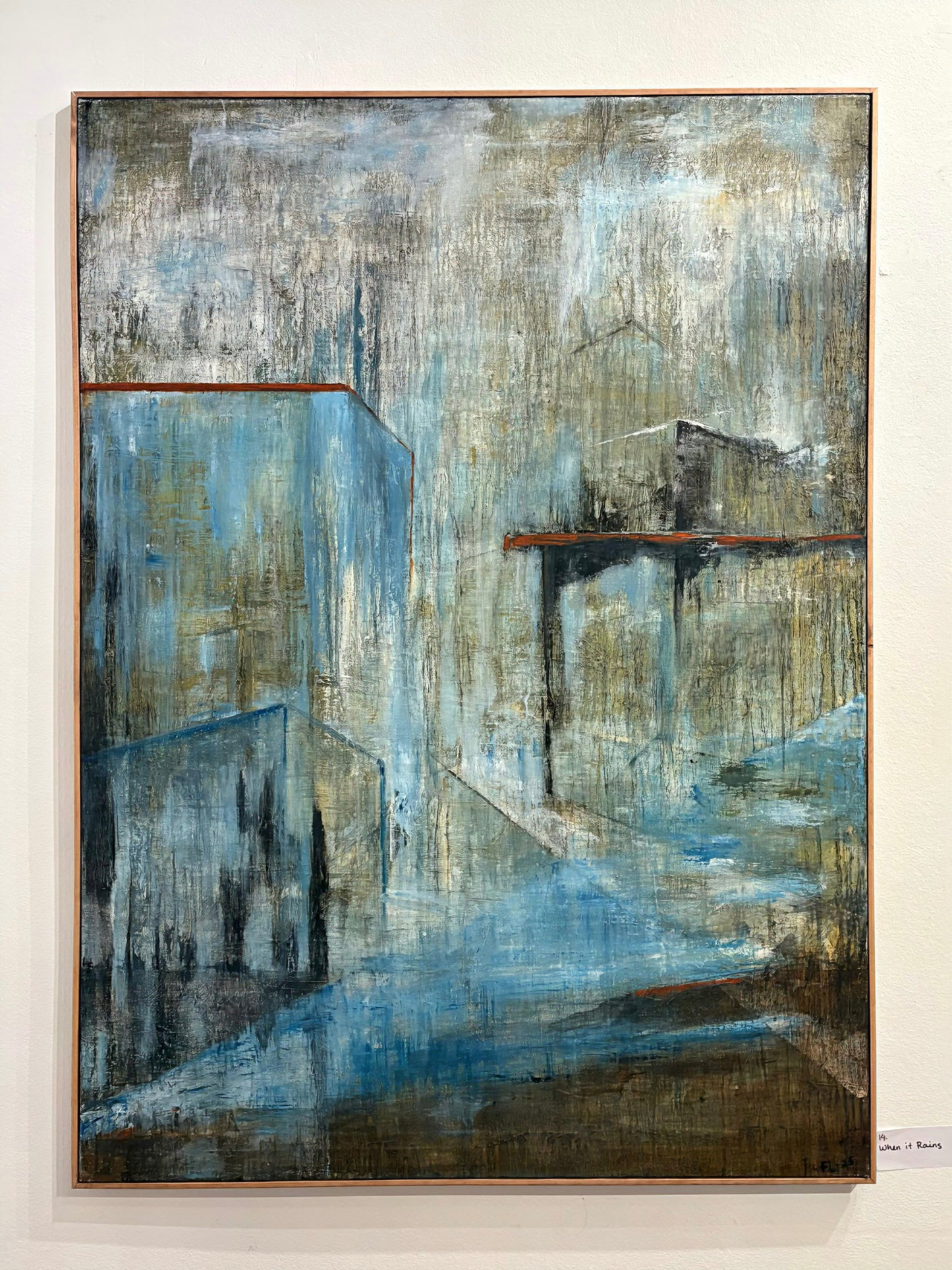 When it rains original painting