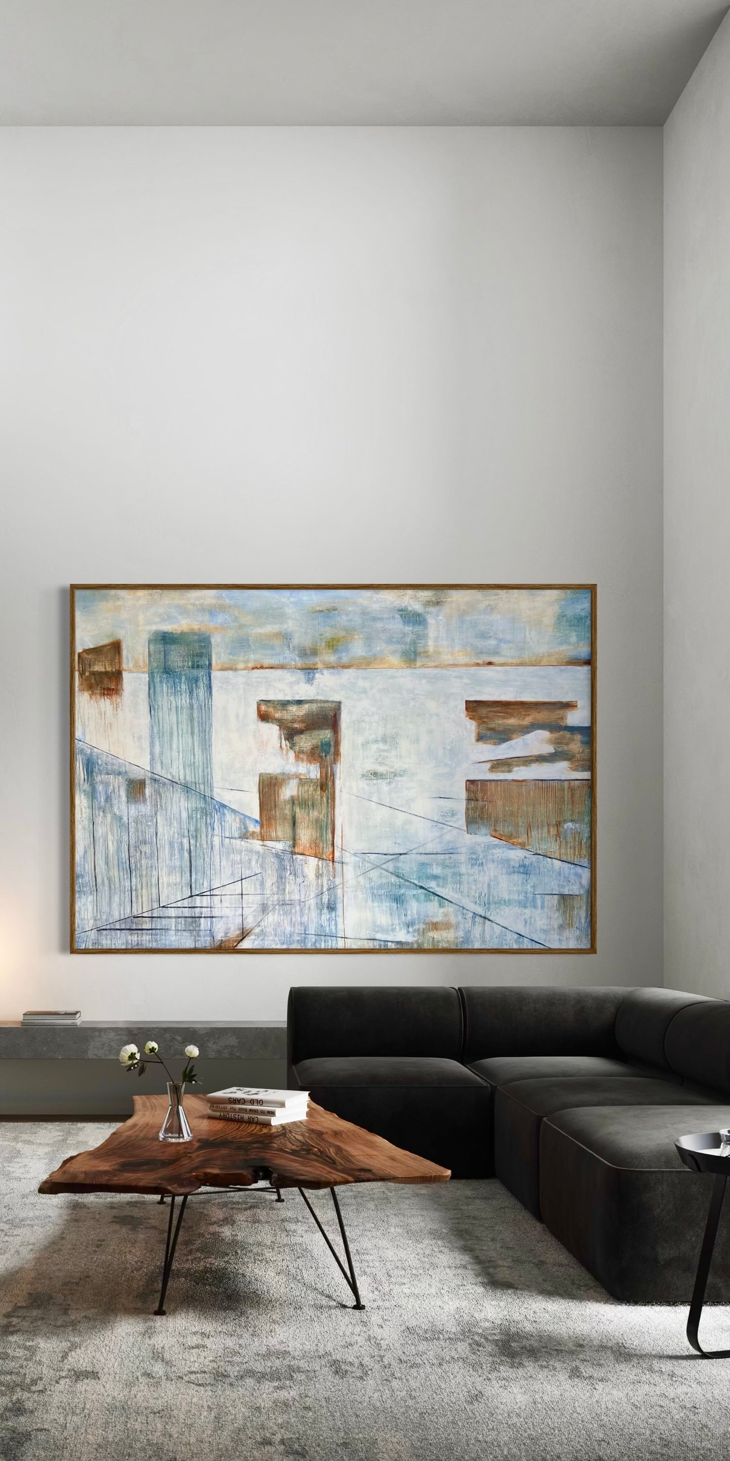 Cityscape reflections original painting