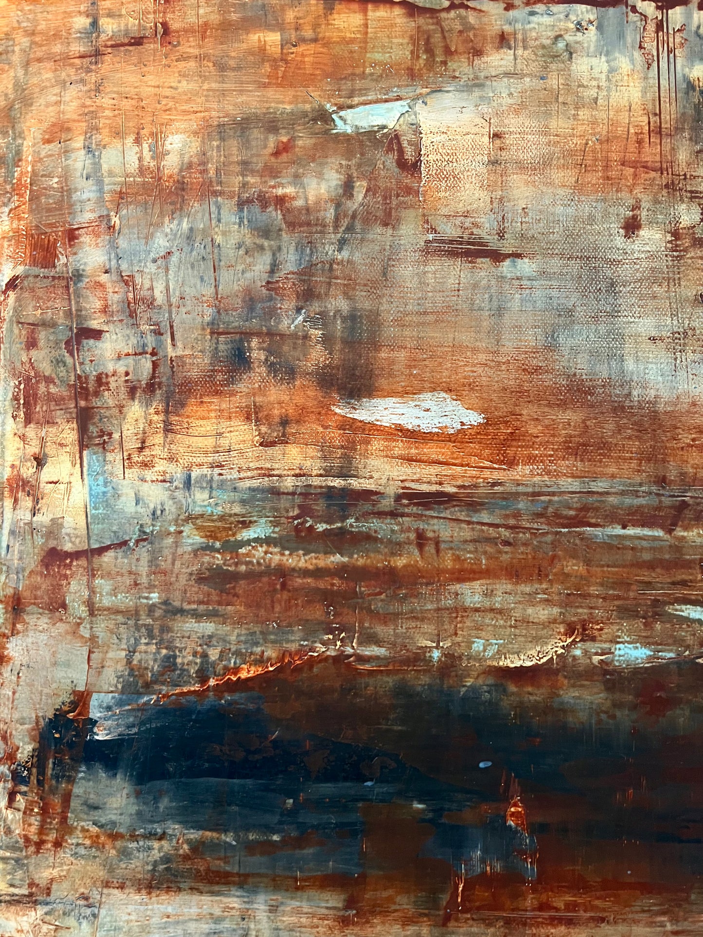 Red sky original painting