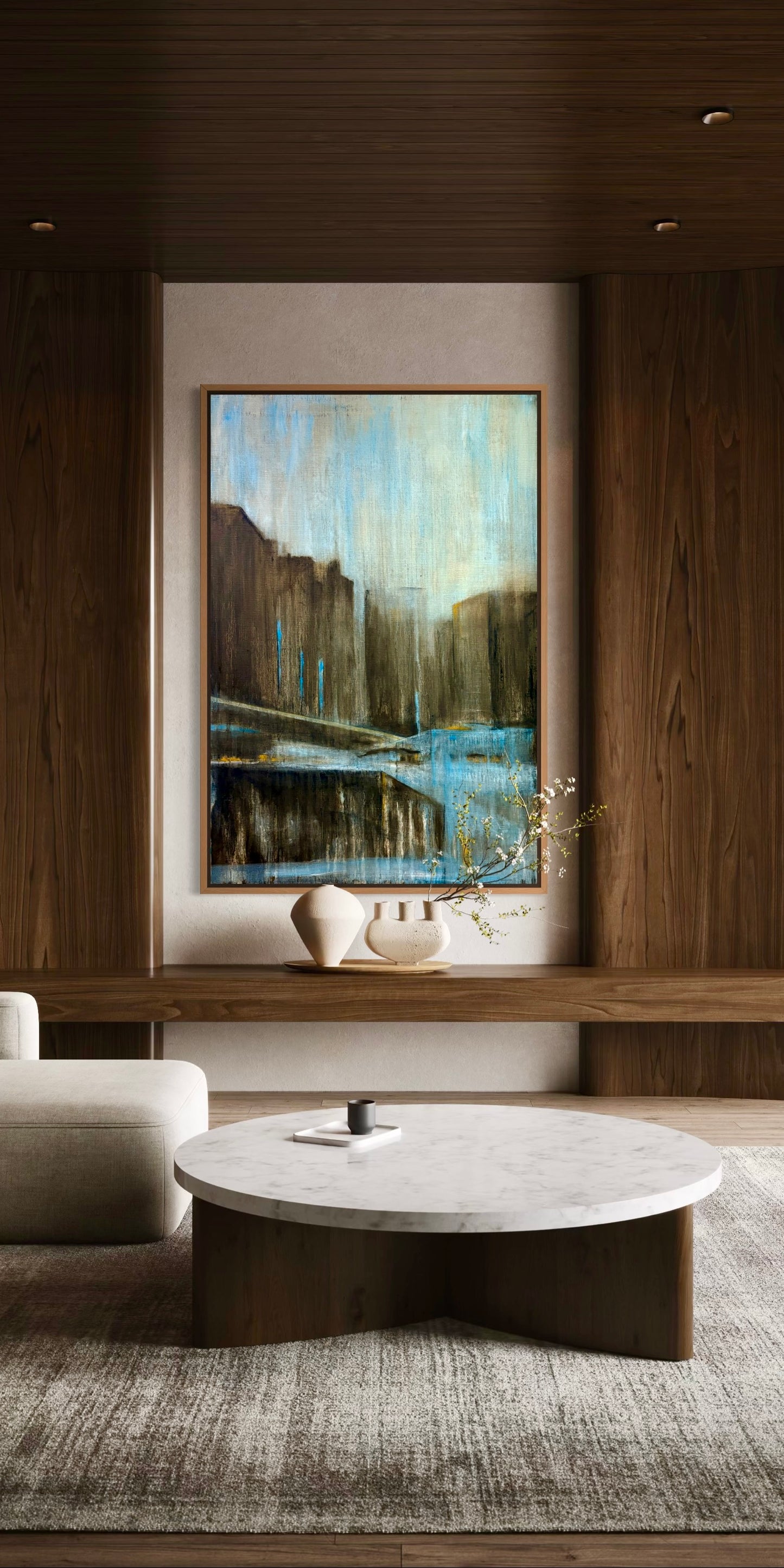 Where the sky waits original painting