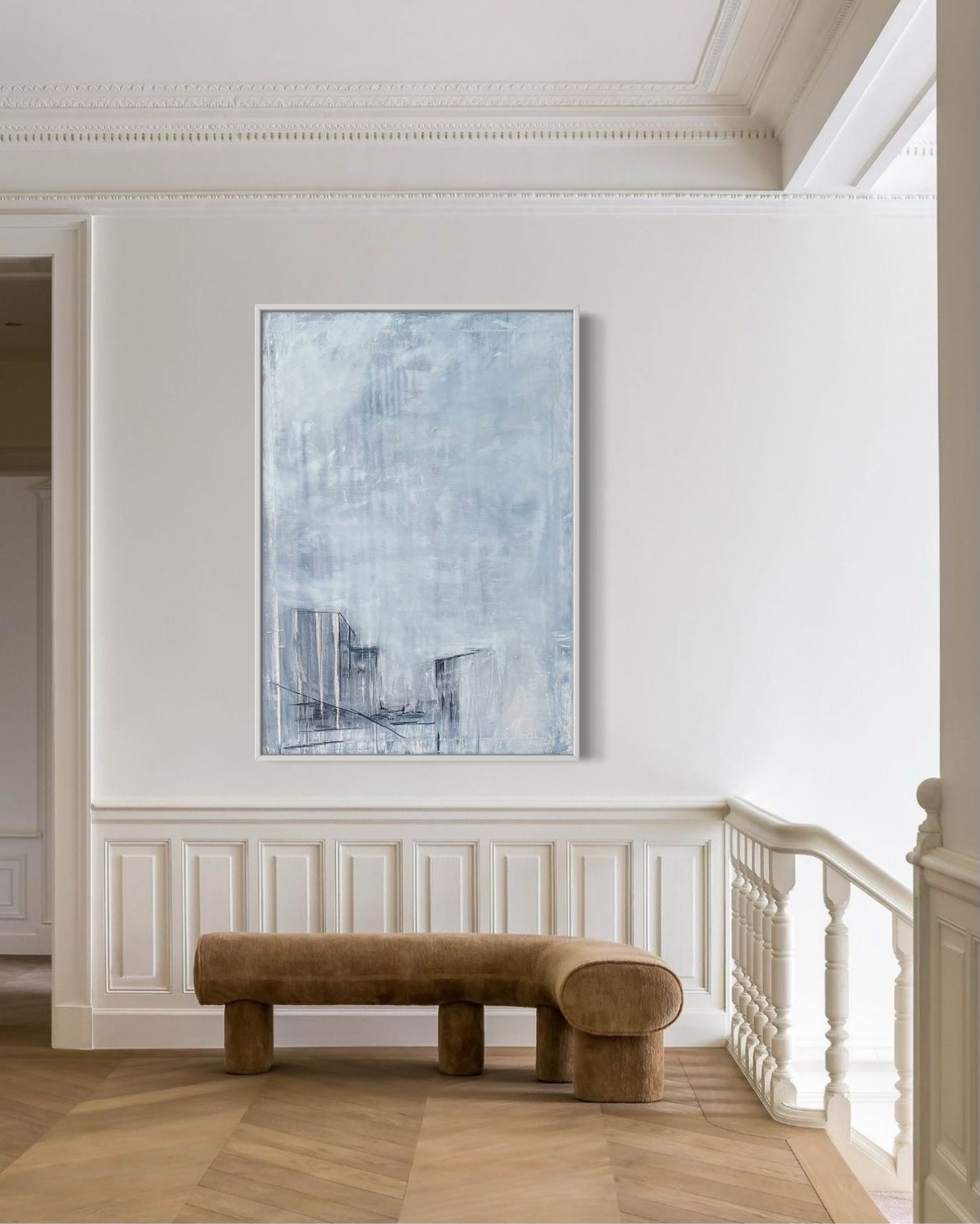 Dusty town original painting