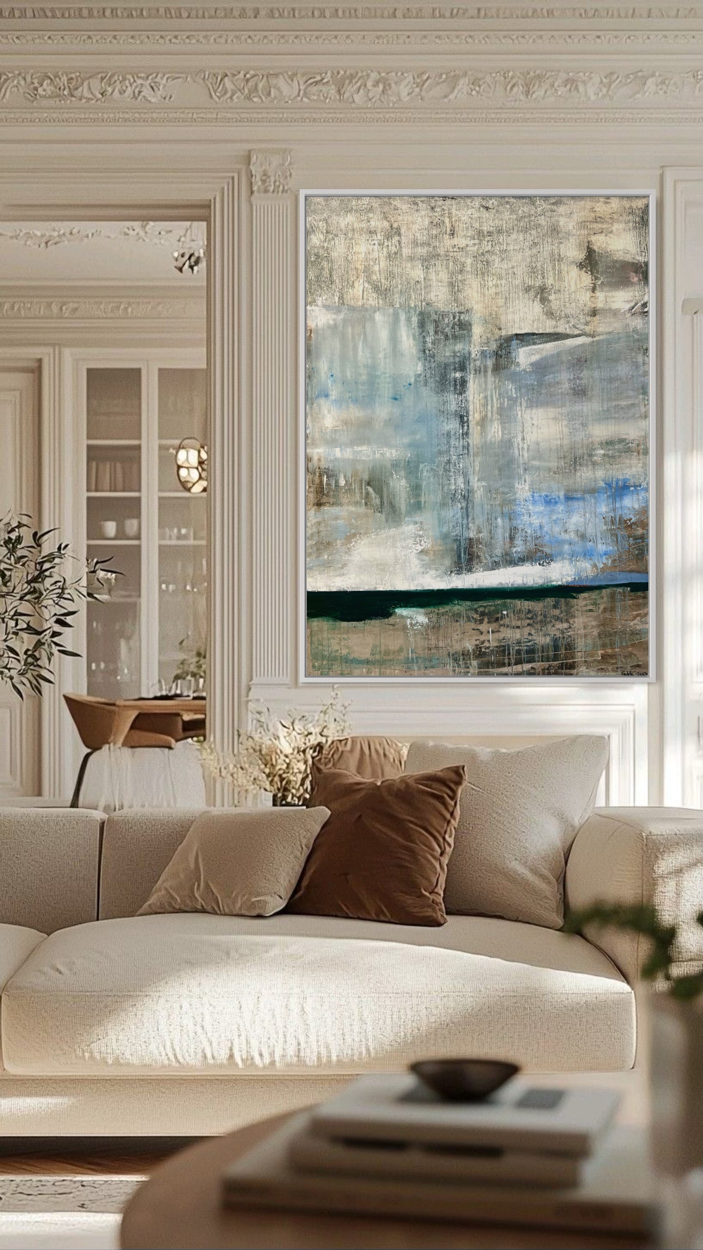 Första snön Fine Art Print