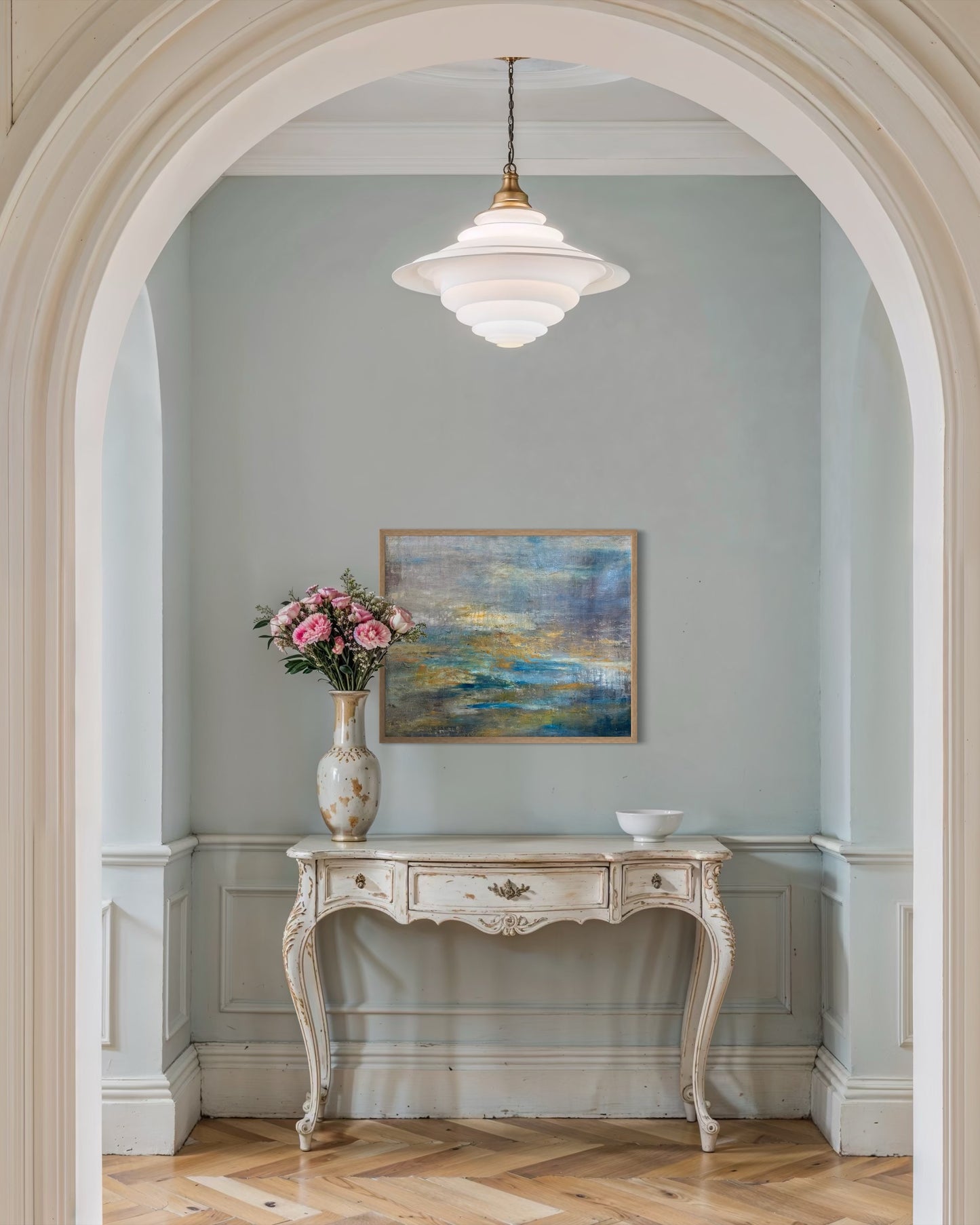 Water lilies original oil painting