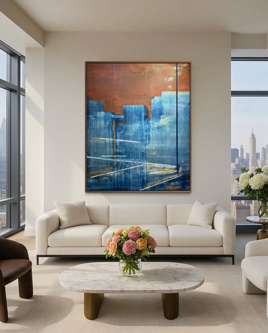 Silent city original painting