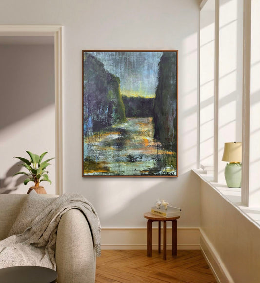 The light we almost lost original oil painting