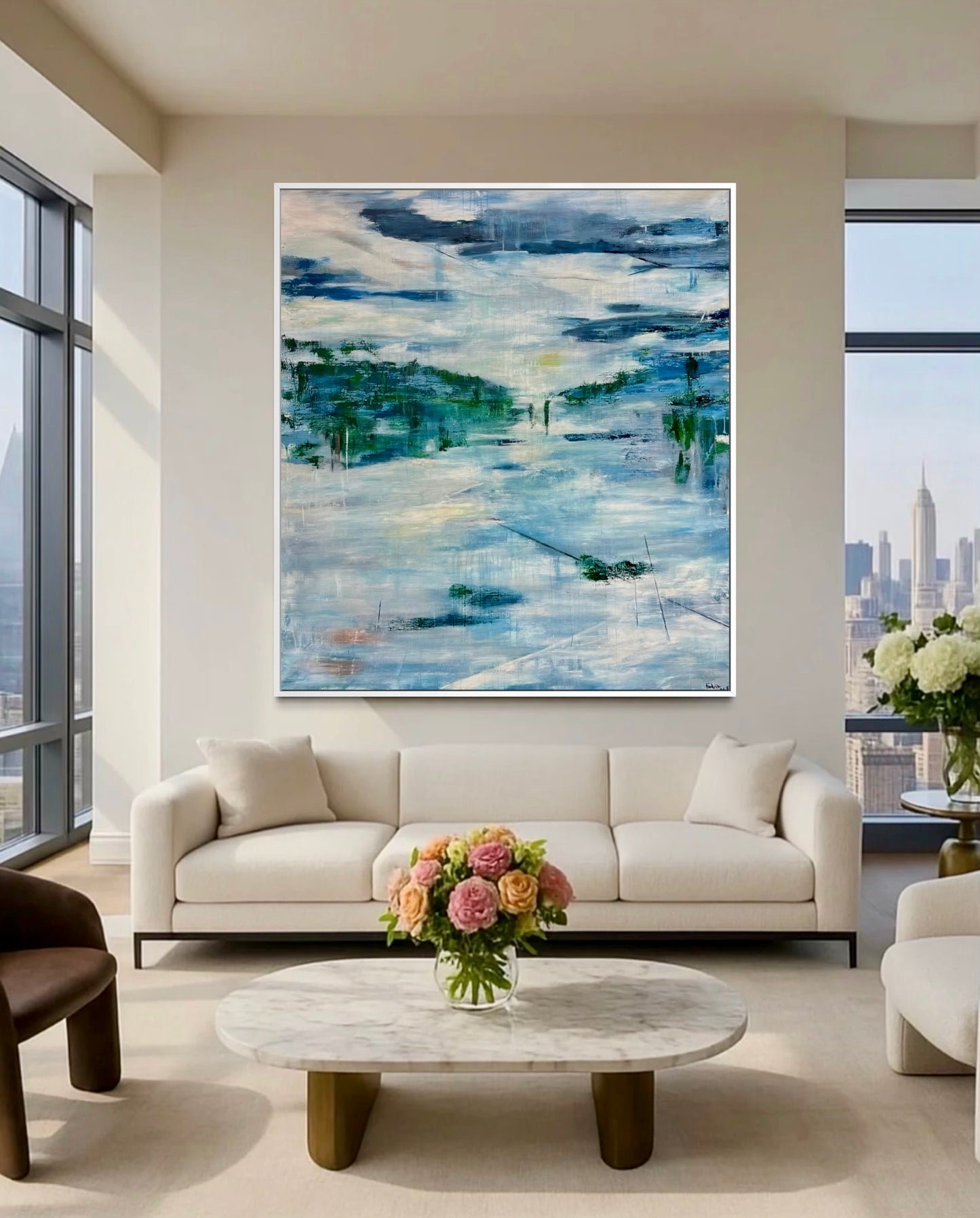 Winter silence original painting