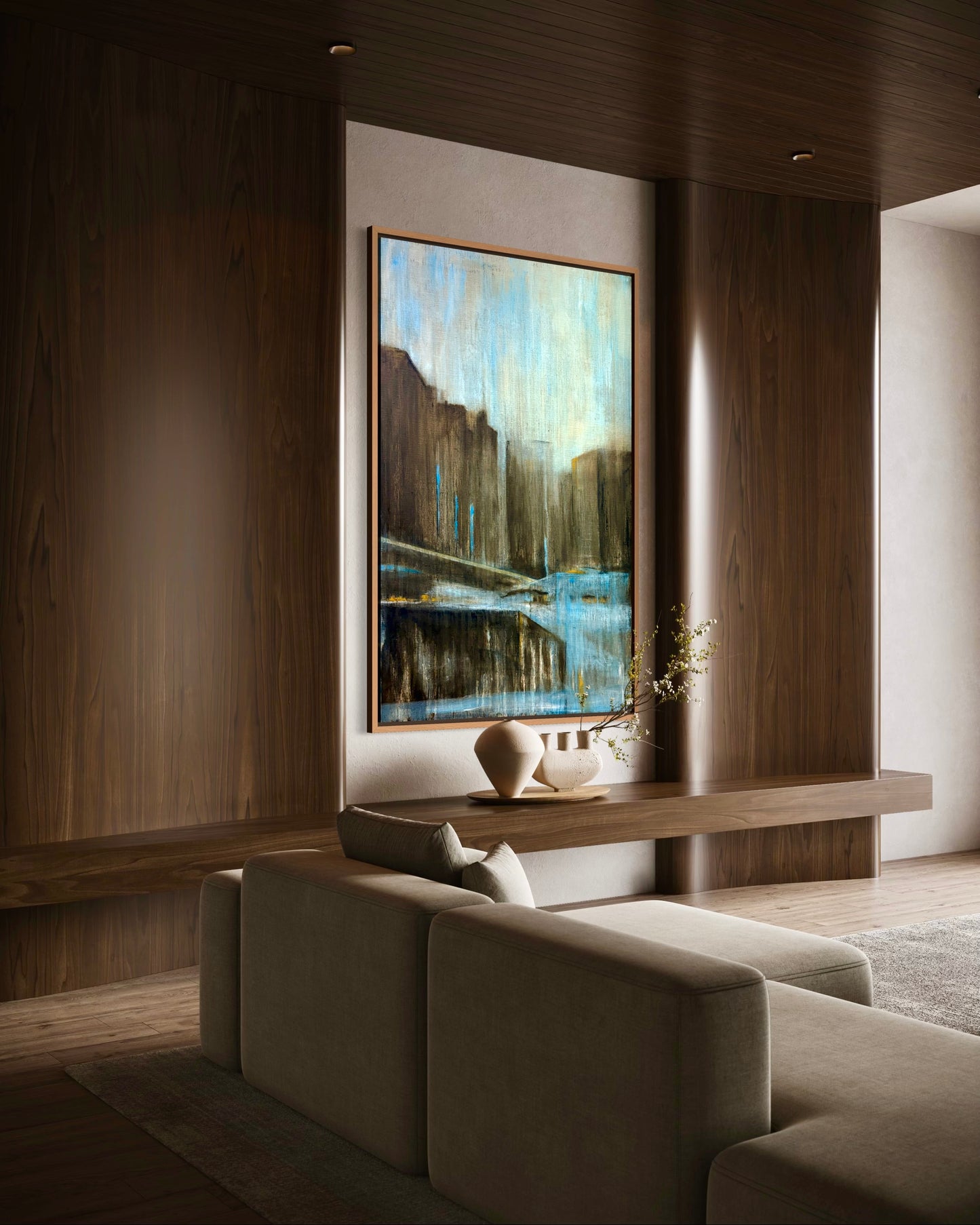 Where the sky waits original painting