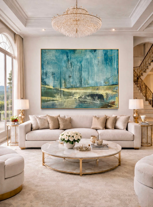 Somewhere between here and gone original oil painting