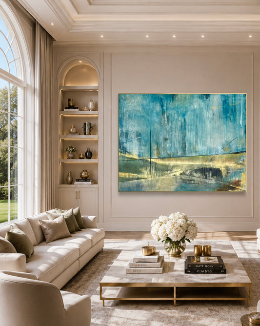 Somewhere between here and gone original oil painting