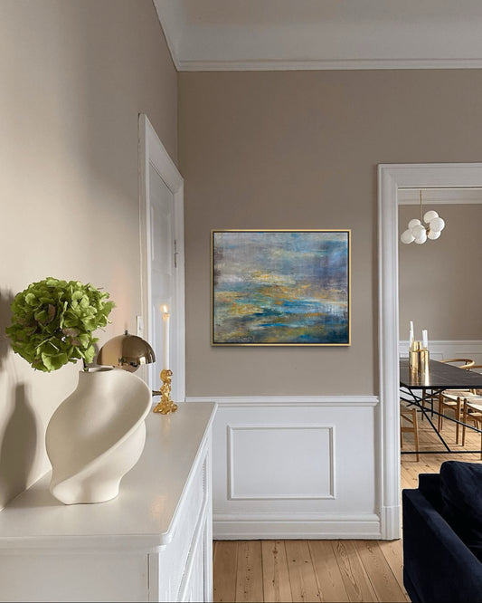 Water lilies original oil painting