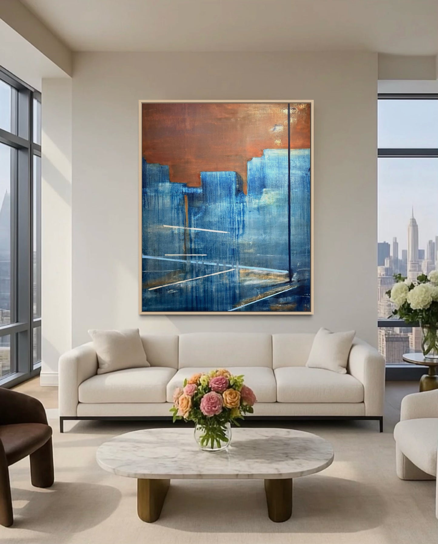 Silent city original painting