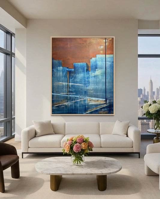 Silent city original painting