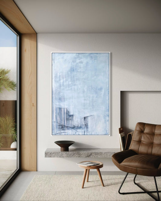 Dusty town original painting