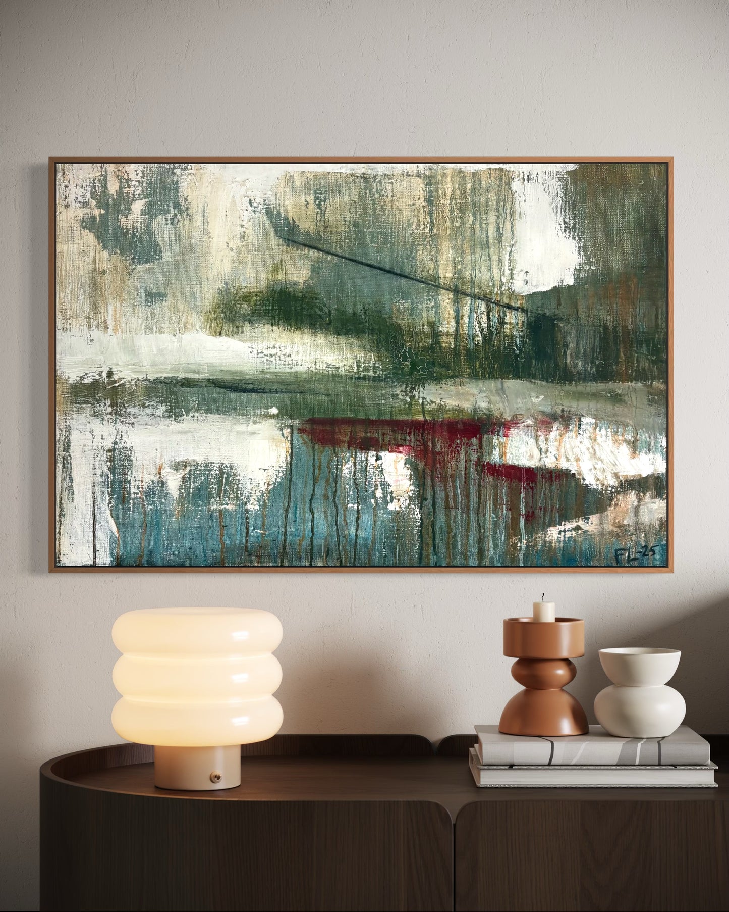 In fragments original painting