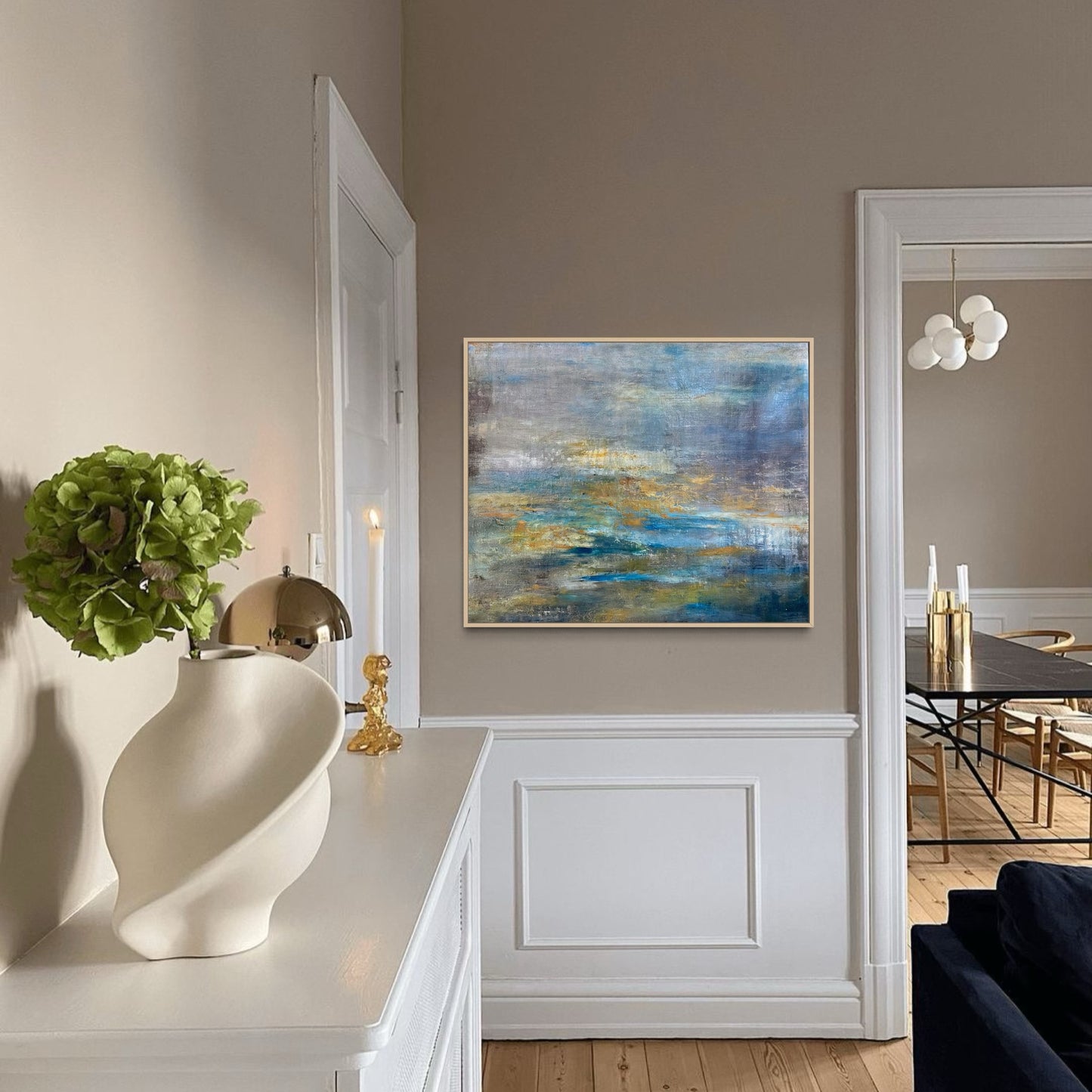 Water lilies original oil painting