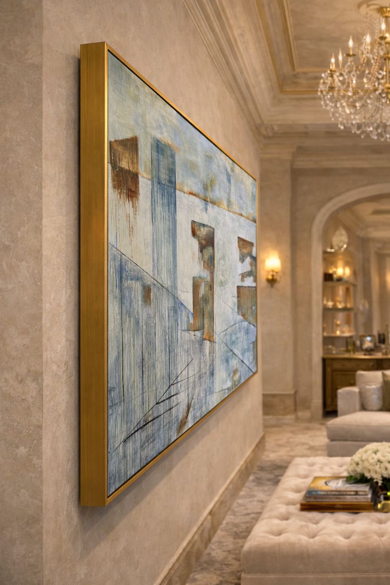 Cityscape reflections original painting