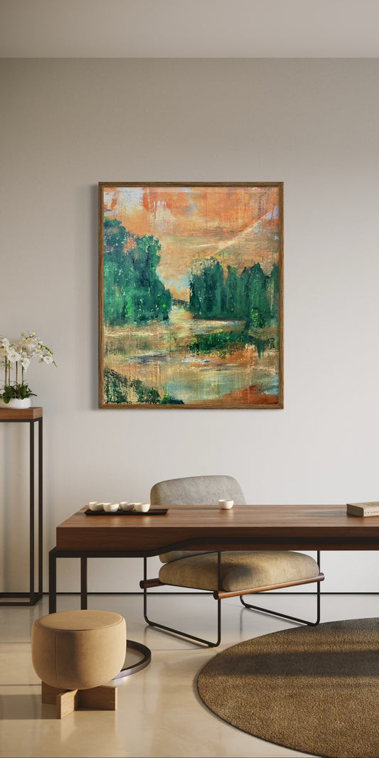 Dawn passage Original paining